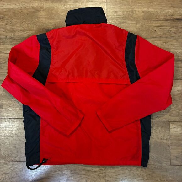 Men's XL Vintage Nike Red Pullover 1/2 Zip Windbreaker Jacket Nylon 90s Y2K - Picture 6 of 6